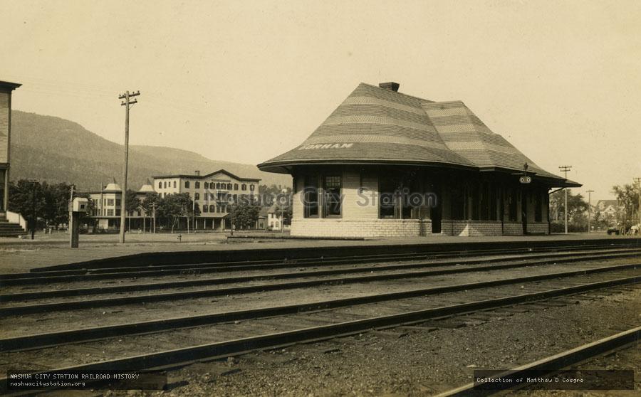 Postcard: Grand Trunk Railway Station, Gorham, New Hampshire